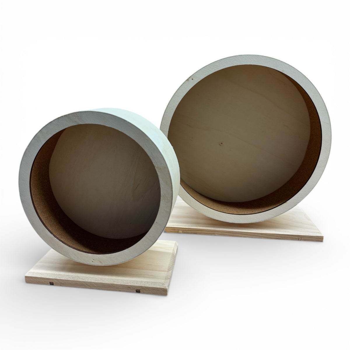 Hamsterrad aus Holz – in zwei Größen