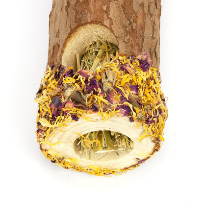 Gefüllter Holztunnel