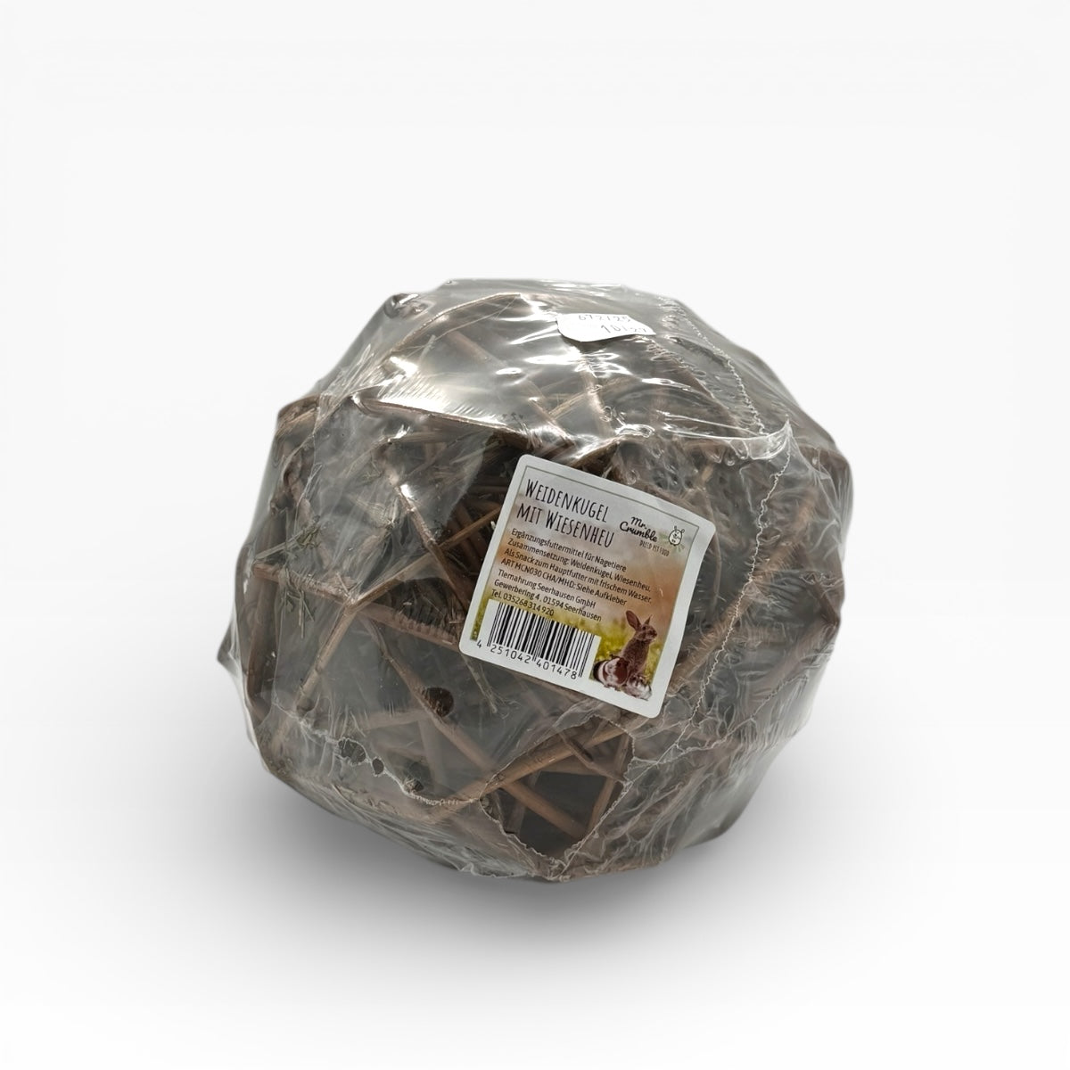 Gefüllte Weidenkugel für Nager