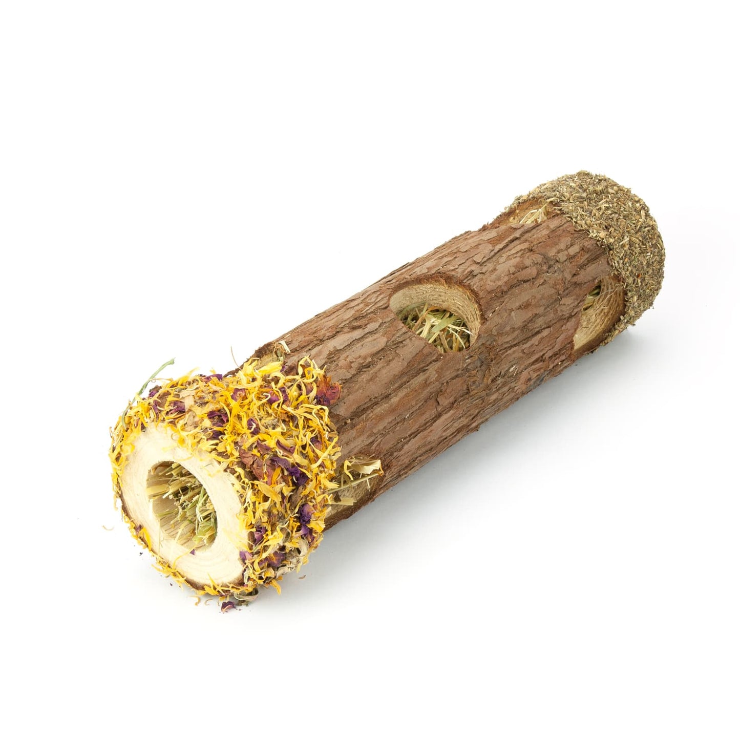 Gefüllter Holztunnel