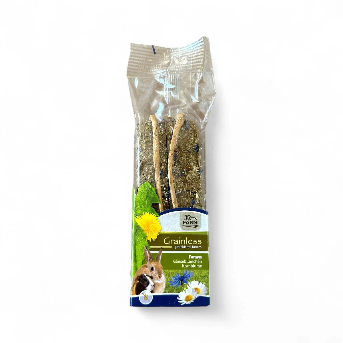 Knabberstangen mit Gänseblümchen
