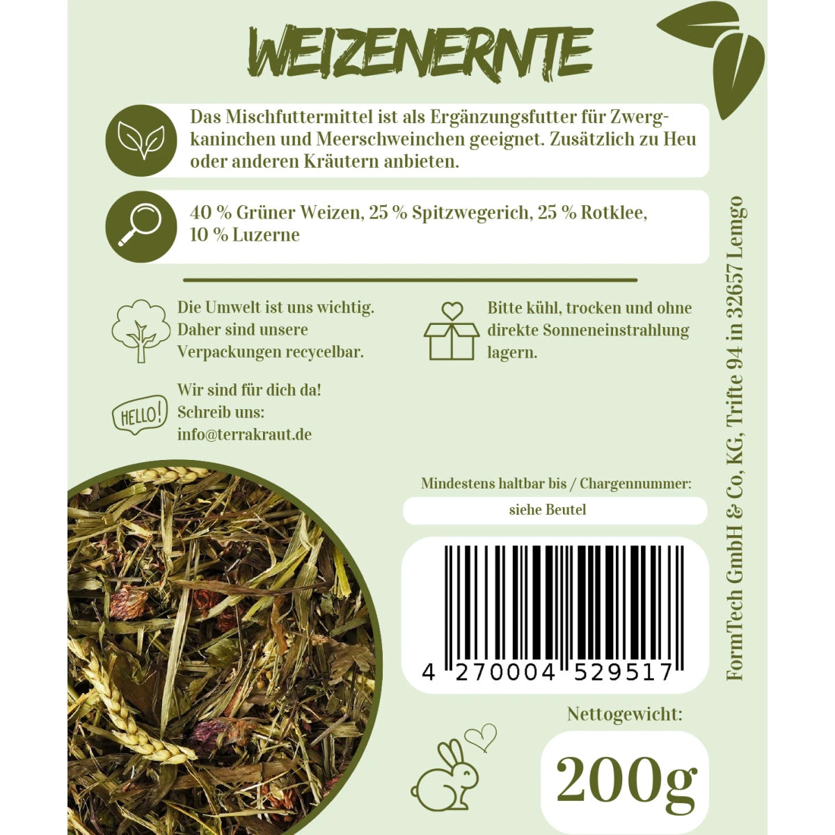 Terrakraut Weizenernte