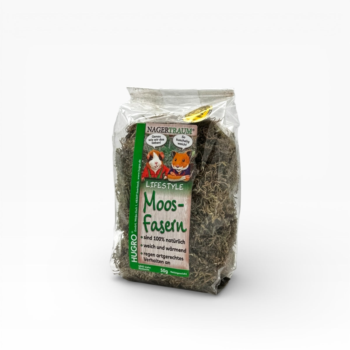 Moosfasern für Nager