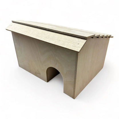 Nagerhaus mit Stufendach