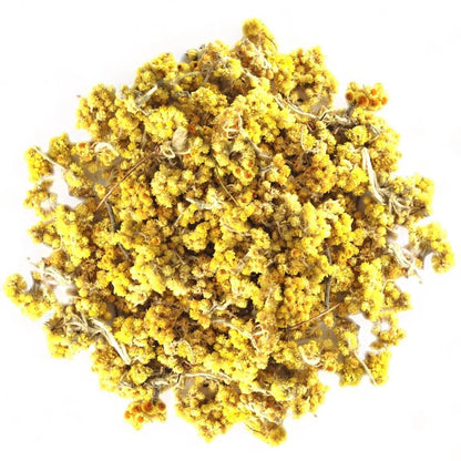 Getrocknete Sandstrohblumen