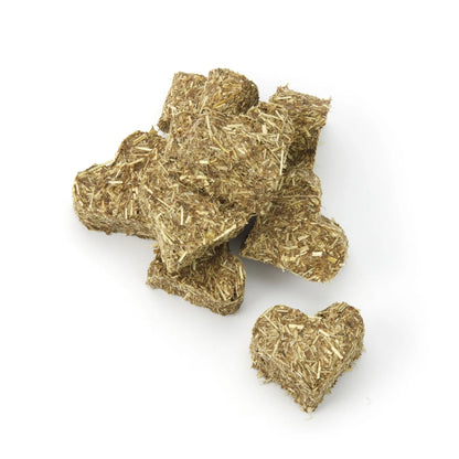 Kräuterherzen mit Timothy-Heu