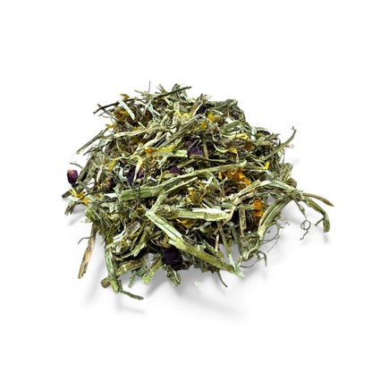 Wilde Blumenwiese – Ergänzungsfutter mit Gräsern und Blüten