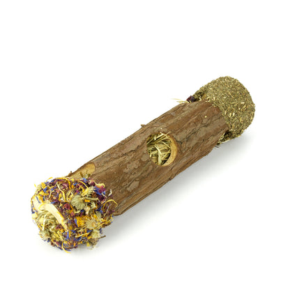 Gefüllter Holztunnel